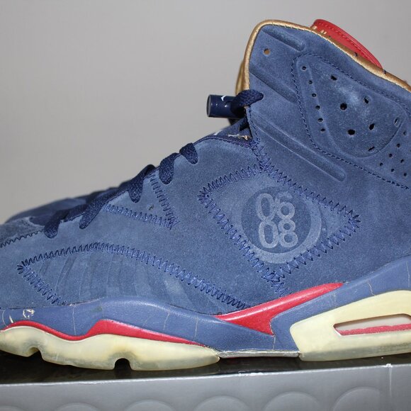 Vintage Air Jordan 6 DB Doernbecher Size 12 Blue Suede 2009 392789-401